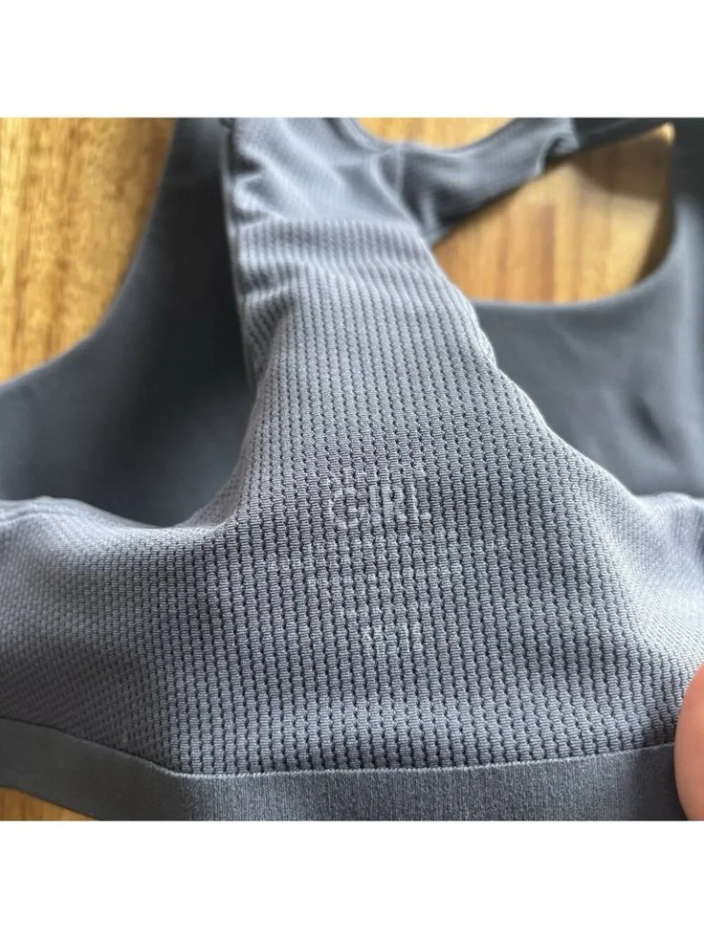 ATHLETA GIRL Gray Sports Bra Size 14 XL Gym Workout School Training‎ Sports